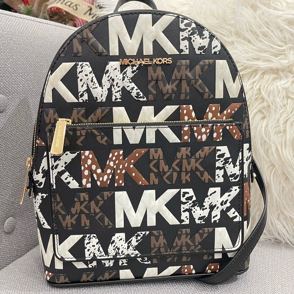 Michael Kors Adina Medium LOGO Backpack - Picture 1 of 5